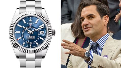 roger federer rolex sky dweller